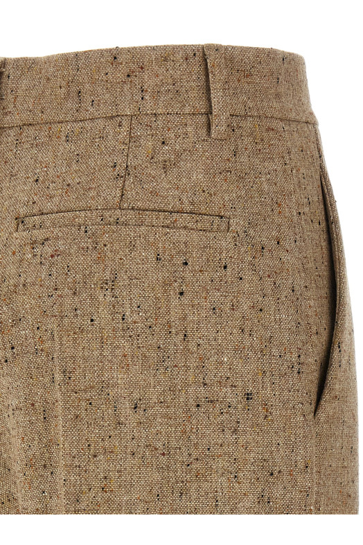 Valentino Garavani pants with Natte' button Beige Valentino Garavani pants with Natte' button Beige
