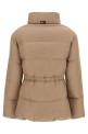 Шерстяная и шелковая пуховая куртка Бежевая HERNO PI002082D334661985