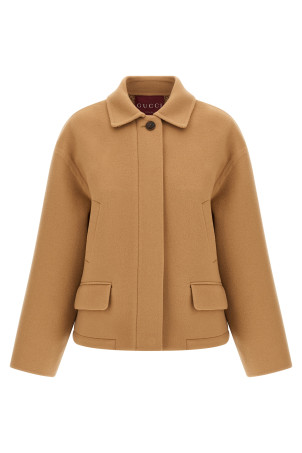 Пальто Caban Бежевое GUCCI 823859Z7ASL2668