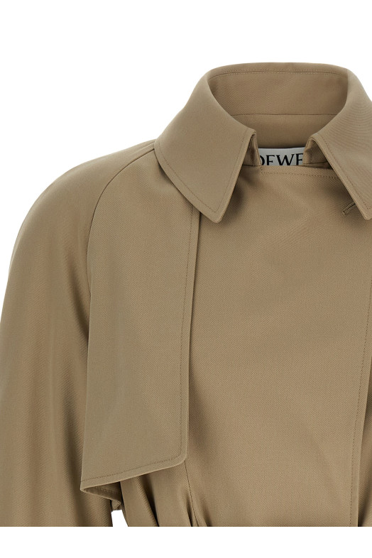 Баллонный тренч Бежевый LOEWE S540Y02XCE2140 Баллонный тренч Бежевый LOEWE S540Y02XCE2140