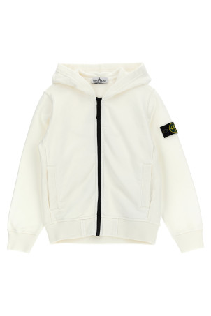 Logo badge hoodie White Logo badge hoodie White