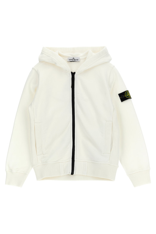 Худі з логотипом Білий STONE ISLAND JUNIOR K2S166100003S0A20V0099 Худі з логотипом Білий STONE ISLAND JUNIOR K2S166100003S0A20V0099