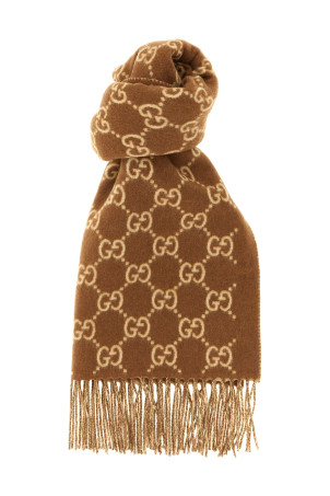 GG кашеміровий шарф Коричневий GUCCI 8123173GAC02379 GG кашеміровий шарф Коричневий GUCCI 8123173GAC02379