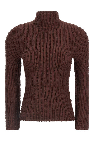 'Jellyfish Pleats' sweater Brown