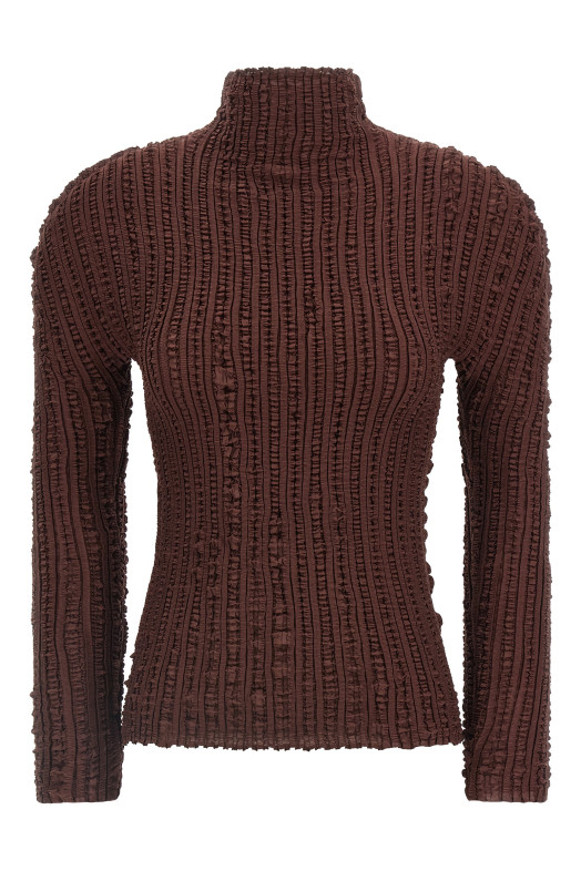 'Jellyfish Pleats' sweater Brown