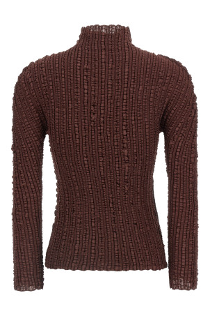 'Jellyfish Pleats' sweater Brown