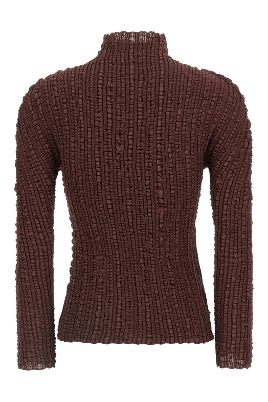 'Jellyfish Pleats' sweater Brown