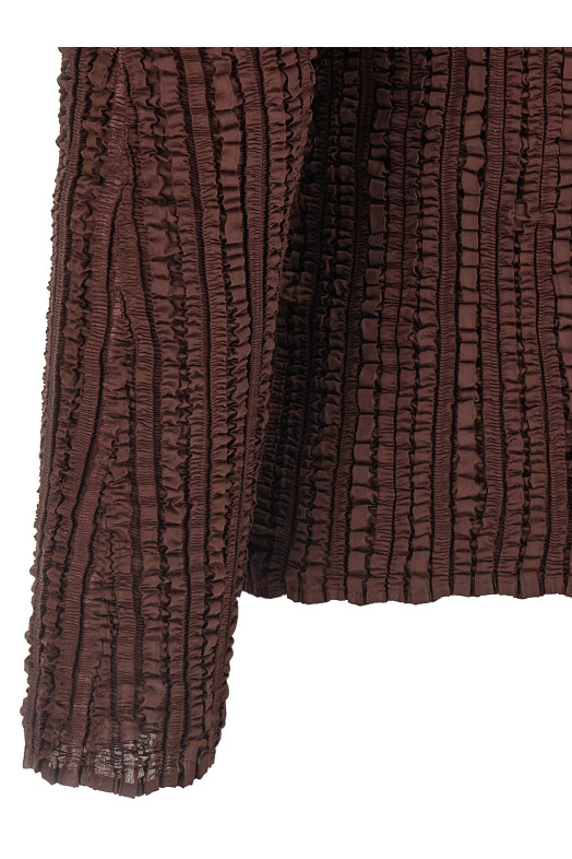 'Jellyfish Pleats' sweater Brown