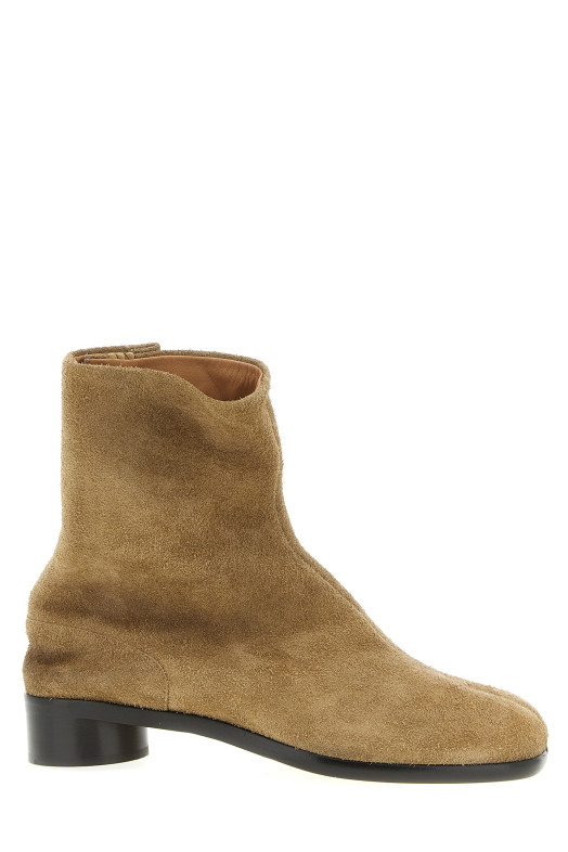 'Tabi' ankle boots Beige