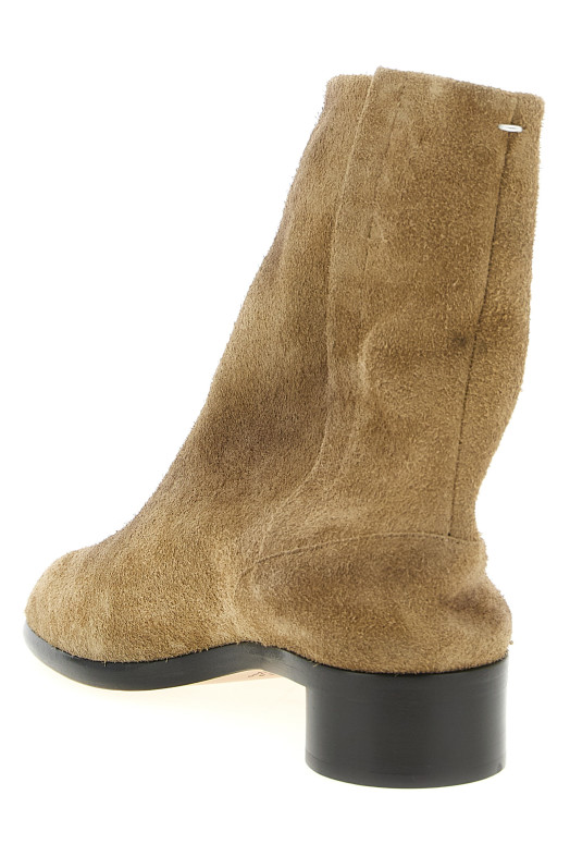 'Tabi' ankle boots Beige