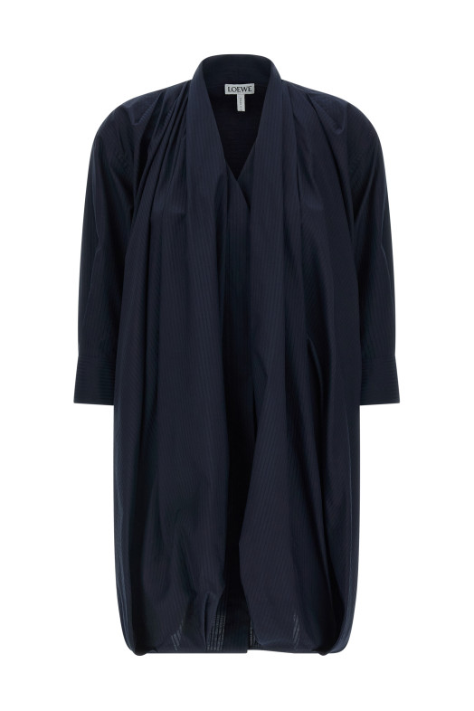 Сукня з драпіруванням Синя LOEWE S540Y09XTU5110 Сукня з драпіруванням Синя LOEWE S540Y09XTU5110