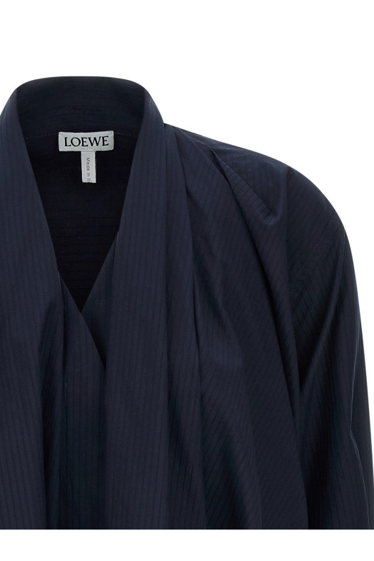 Сукня з драпіруванням Синя LOEWE S540Y09XTU5110 Сукня з драпіруванням Синя LOEWE S540Y09XTU5110