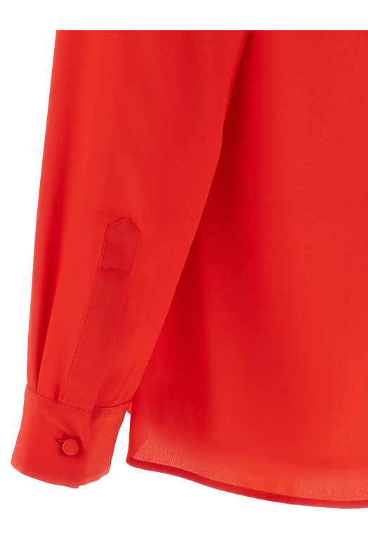 Valentino Garavani silk shirt Red