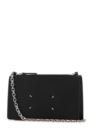 Black leather crossbody bag MAISON MARGIELA (SA1VL0038P4455)
