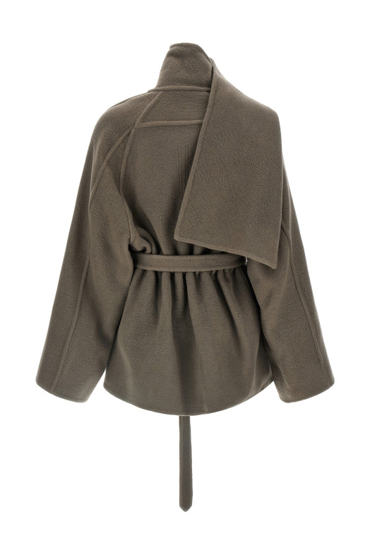 Пальто «Scarf Flight» Сіре RO02E4786DDR34