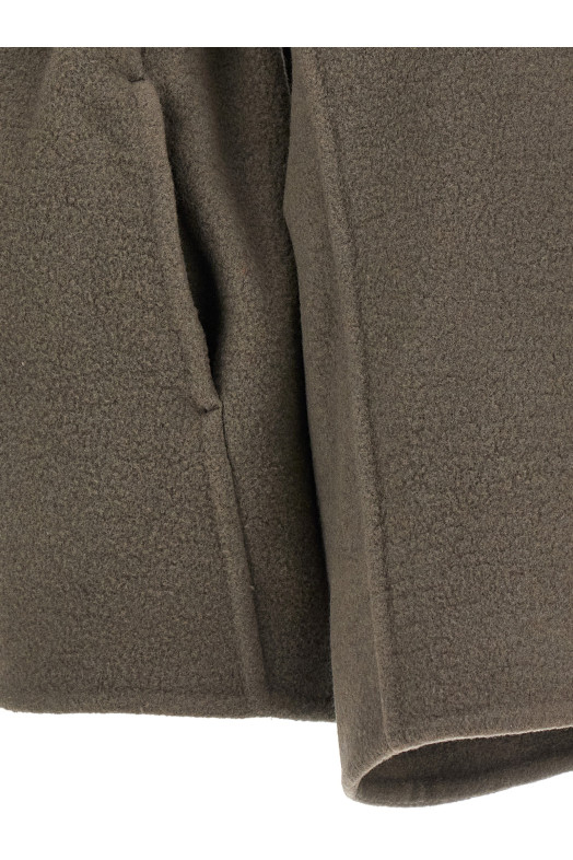 Пальто «Scarf Flight» Сіре RO02E4786DDR34