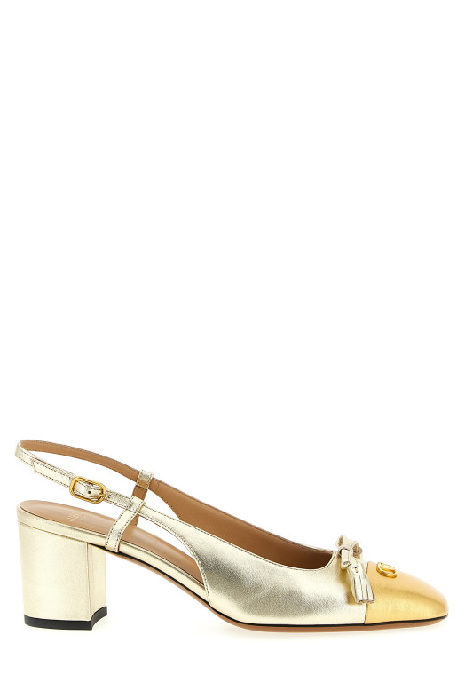 Valentino Garavani «Valet Du Roi» слинговые туфли золотого цвета W0S0MH9KDRDLW