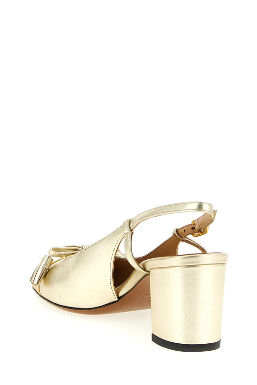 Valentino Garavani «Valet Du Roi» слинговые туфли золотого цвета W0S0MH9KDRDLW