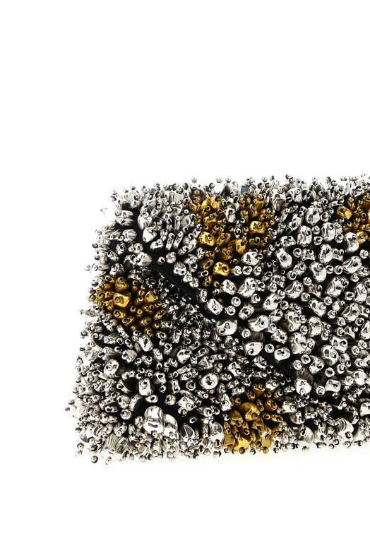 Клатч «Украшенный конверт» Серебристый 252011511849952