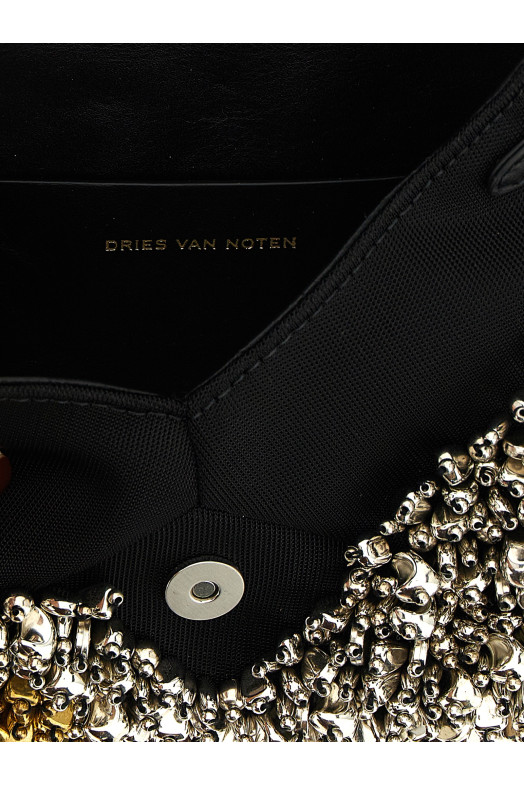 Клатч «Украшенный конверт» Серебристый 252011511849952