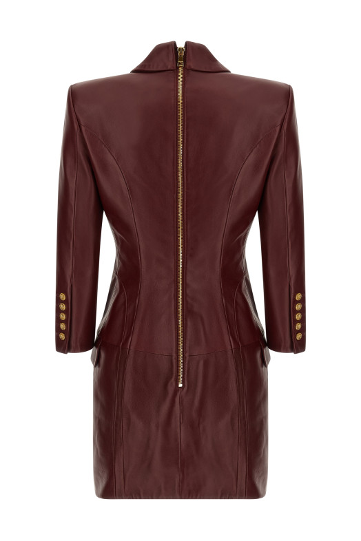 Блейзер-сукня бордо BALMAIN FF0R9391LD633AR Блейзер-сукня бордо BALMAIN FF0R9391LD633AR