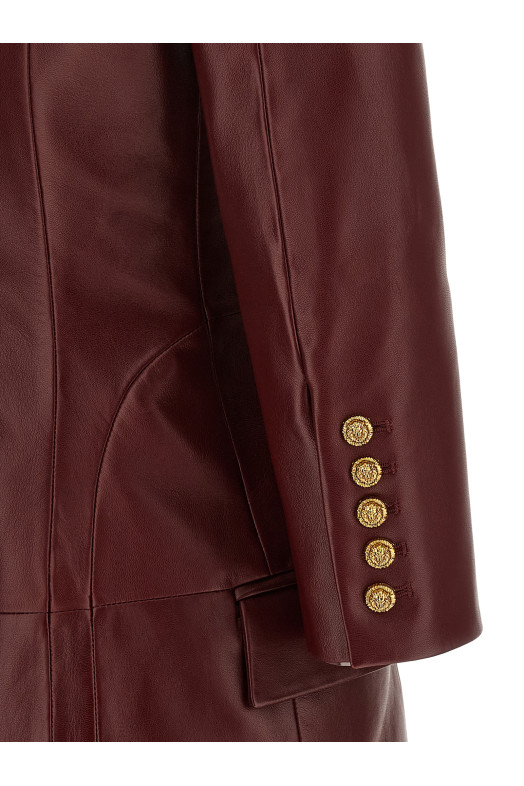 Блейзер-сукня бордо BALMAIN FF0R9391LD633AR Блейзер-сукня бордо BALMAIN FF0R9391LD633AR
