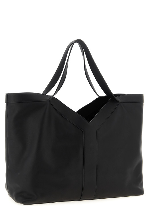 'Y' large shopping bag Black