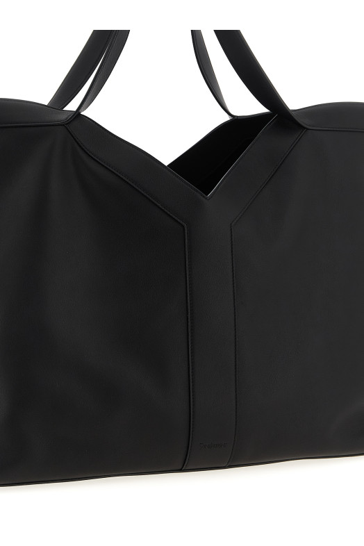 'Y' large shopping bag Black