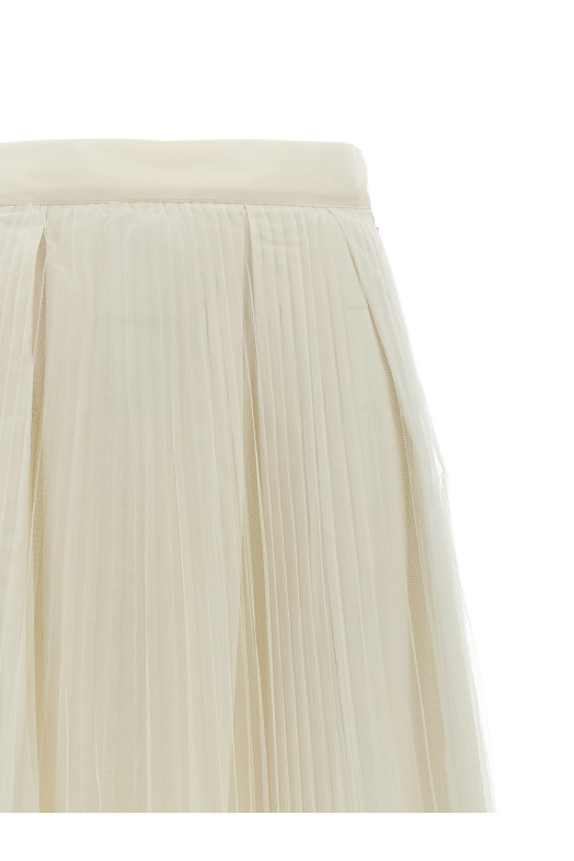 Taffeta skirt White Taffeta skirt White