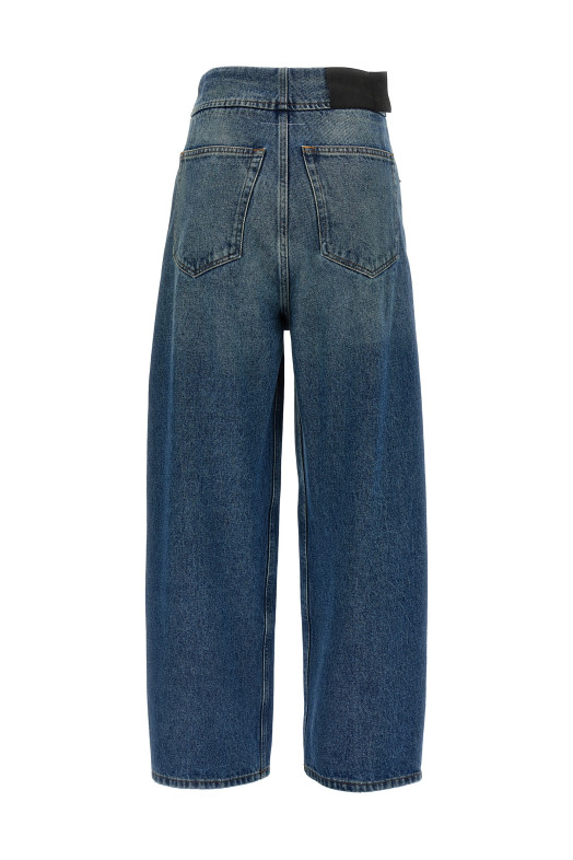 Джинсы из денима синего цвета MM6 MAISON MARGIELA S52LA0235M30018965 Джинсы из денима синего цвета MM6 MAISON MARGIELA S52LA0235M30018965
