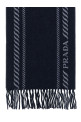Жаккардовий шарф Синій PRADA 2FS1142HJ5F0008 Жаккардовий шарф Синій PRADA 2FS1142HJ5F0008