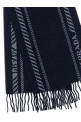 Жаккардовий шарф Синій PRADA 2FS1142HJ5F0008 Жаккардовий шарф Синій PRADA 2FS1142HJ5F0008