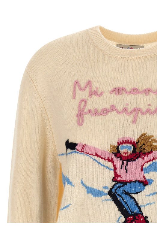 Свитер «New Queen» Белый QUE001803922IMANDIFUORIPISTA10EMB