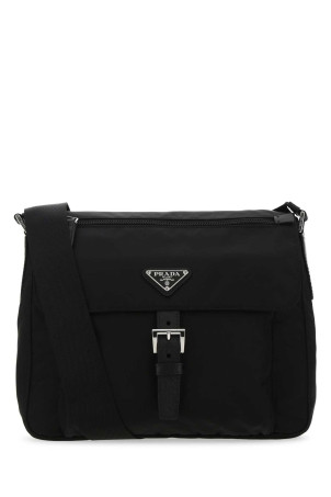 Black Re-nylon crossbody bag Black PRADA (1BD994VB1MRV44)
