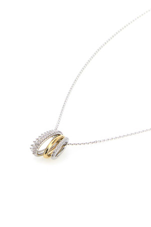 Серебряное металлическое колье Hyperbola SWAROVSKI (5696626) Серебряное металлическое колье Hyperbola SWAROVSKI (5696626)