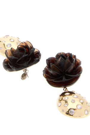 AW25 СЕРЕЖКИ 10 BROWN Brown MAGDA BUTRYM (710925) AW25 СЕРЕЖКИ 10 BROWN Brown MAGDA BUTRYM (710925)