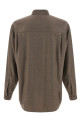Ultra-fine velvet wool shirt  Brown