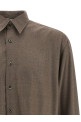 Ultra-fine velvet wool shirt  Brown