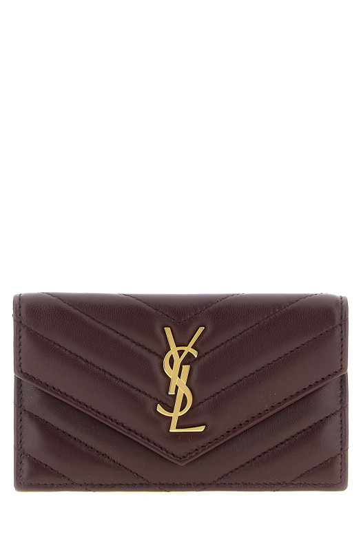 'Fragments' card holder Bordeaux