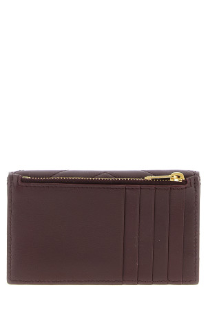 'Fragments' card holder Bordeaux