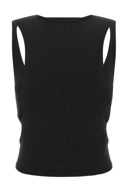 RICK OWENS 'Tanja' топ Черный RO02E4662KWVHWP09