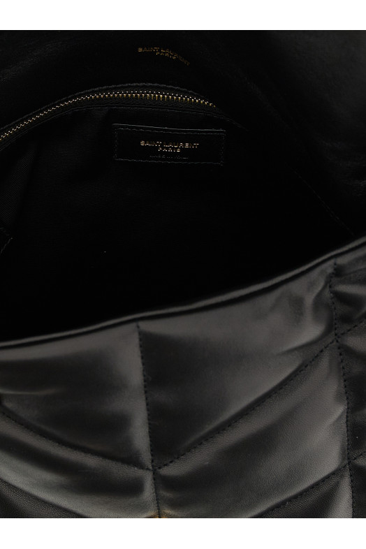 Середня сумка через плече «Loulou Puffer» Чорна 5774751EL071000