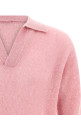 Tam yarn polo shirt Pink