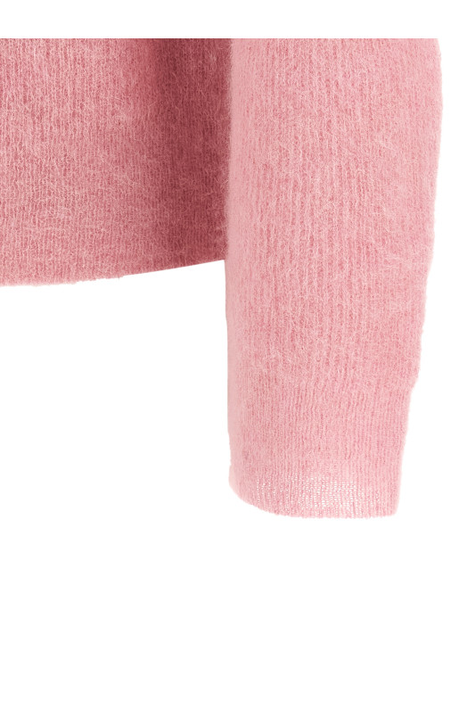 Tam yarn polo shirt Pink