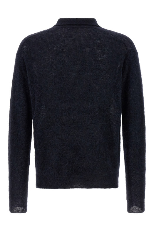 Рубашка-поло из тама-пряжи Синяя A25AP02AKNAVY