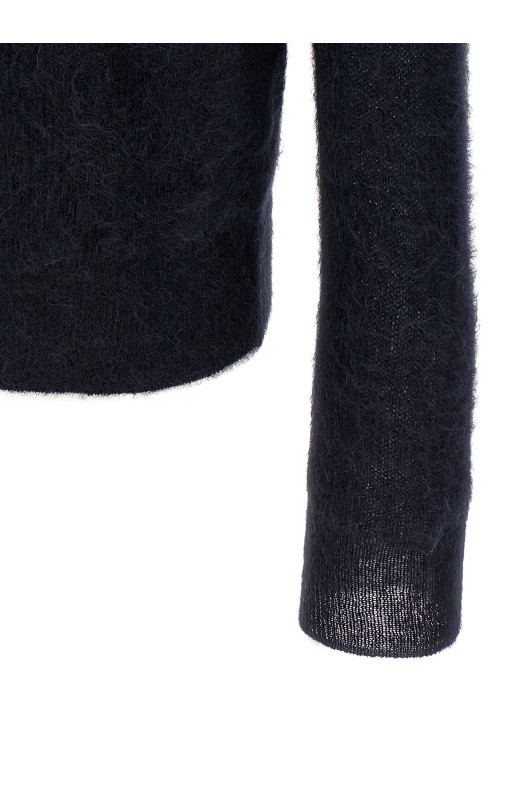 Рубашка-поло из тама-пряжи Синяя A25AP02AKNAVY