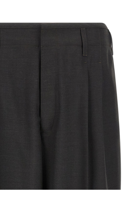 'Pleated' pants Gray
