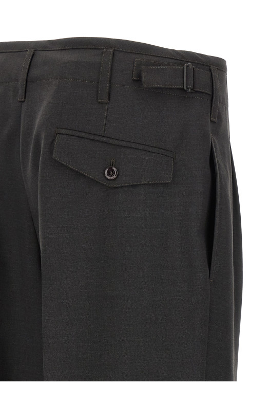 'Pleated' pants Gray
