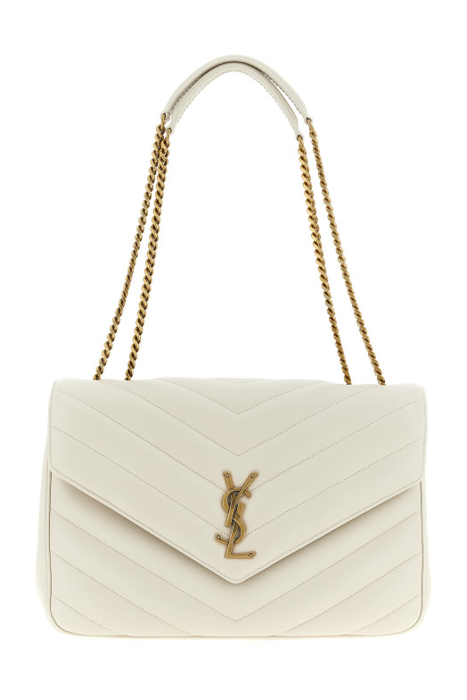 Велика сумка через плече «Loulou» Бежева 803541AAEAX9207