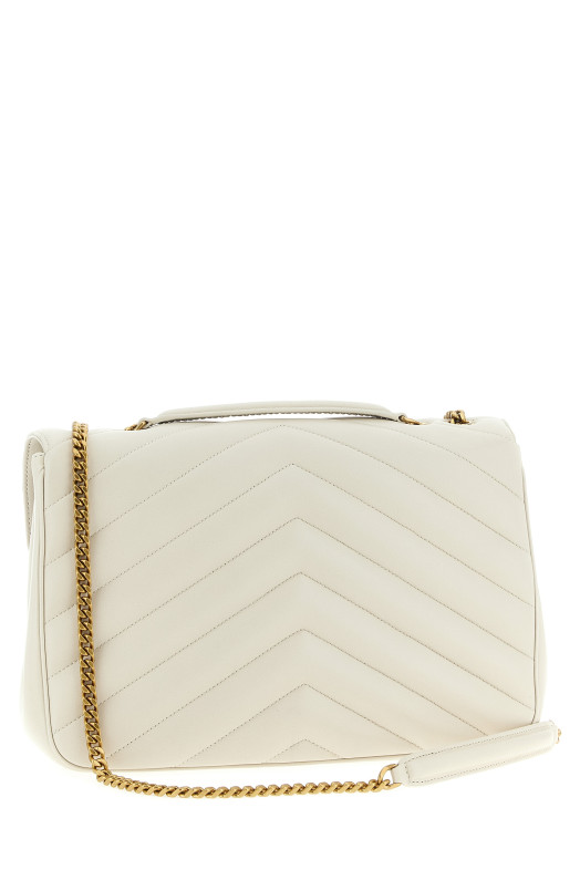 Велика сумка через плече «Loulou» Бежева 803541AAEAX9207